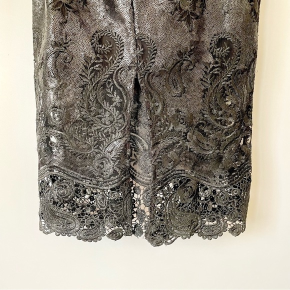 Dress The Population Lelani Mini-Illusion Corded Lace Dress, Sz XS - Picture 5 of 8